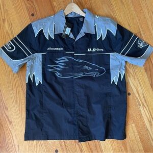 Harley-Davidson screaming eagle Black and Gray racing Shirt